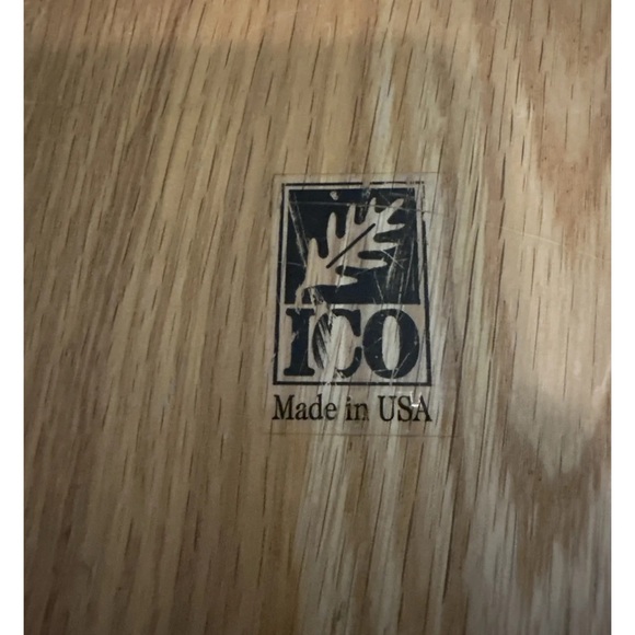 Scandinavian Mid-Century Modern Oval Solid Oak Wood Danish Magazine Rack, 1970s - Picture 4 of 5